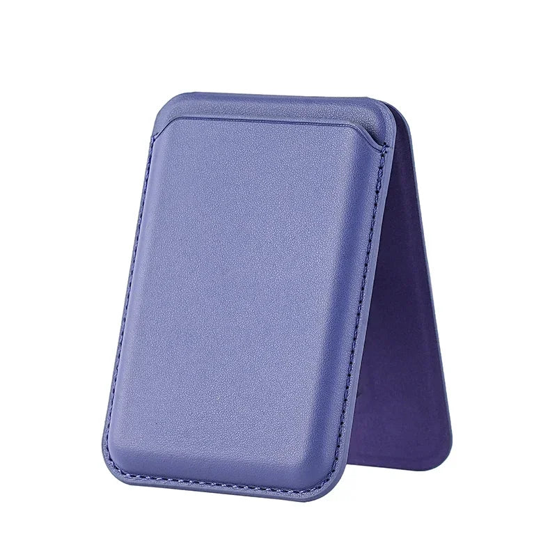 Kickstand Magnetic Leather Wallet Case