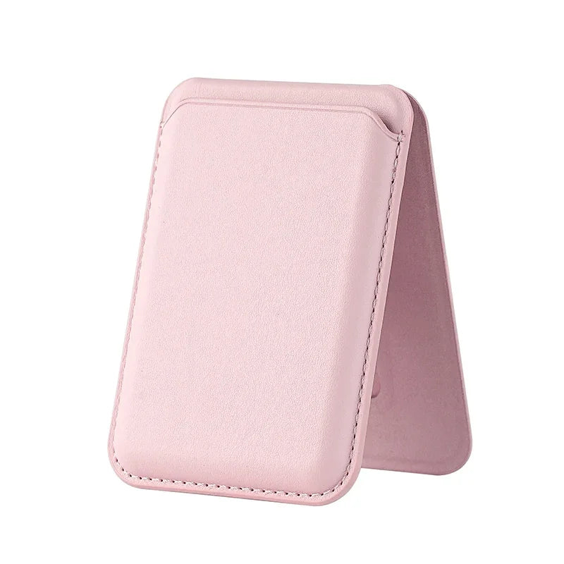 Kickstand Magnetic Leather Wallet Case