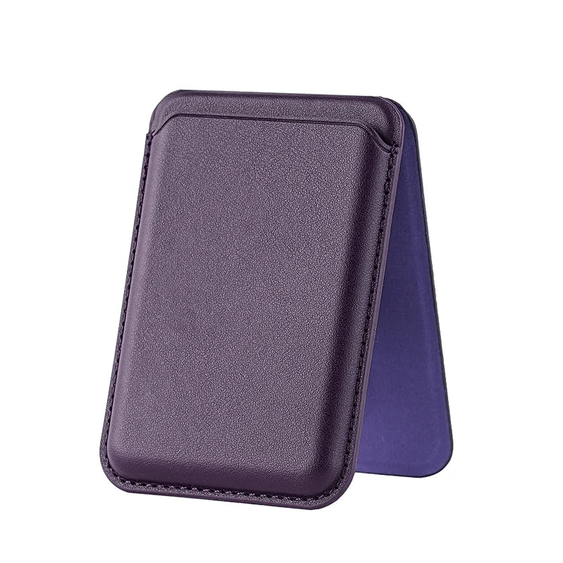 Kickstand Magnetic Leather Wallet Case