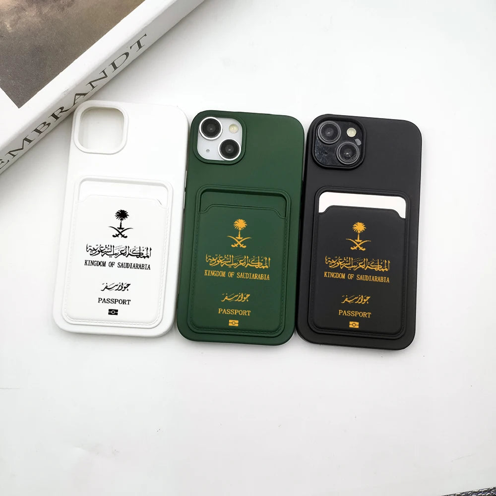 INS Saudi Arabia Passport  Wallet Card Phone Case