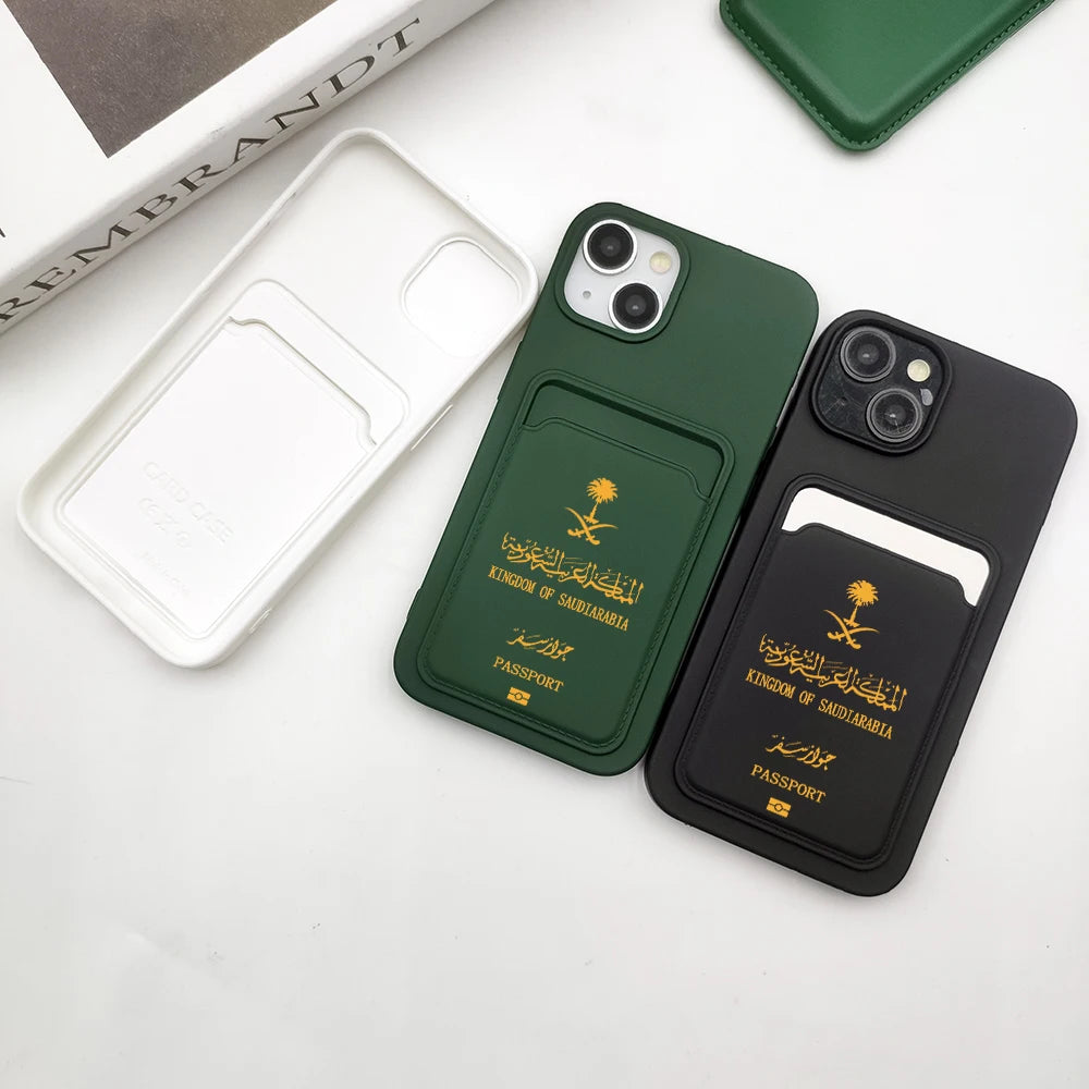 INS Saudi Arabia Passport  Wallet Card Phone Case