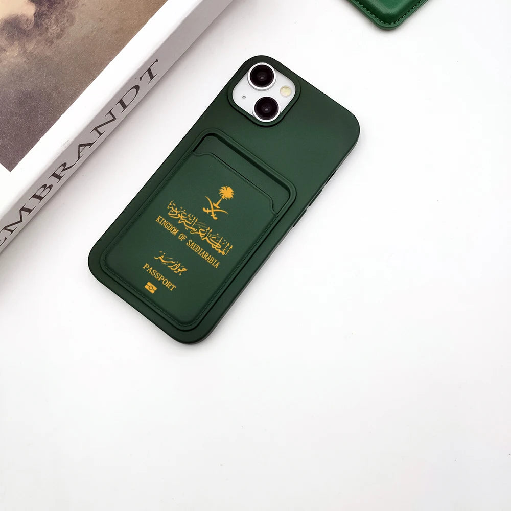 INS Saudi Arabia Passport  Wallet Card Phone Case