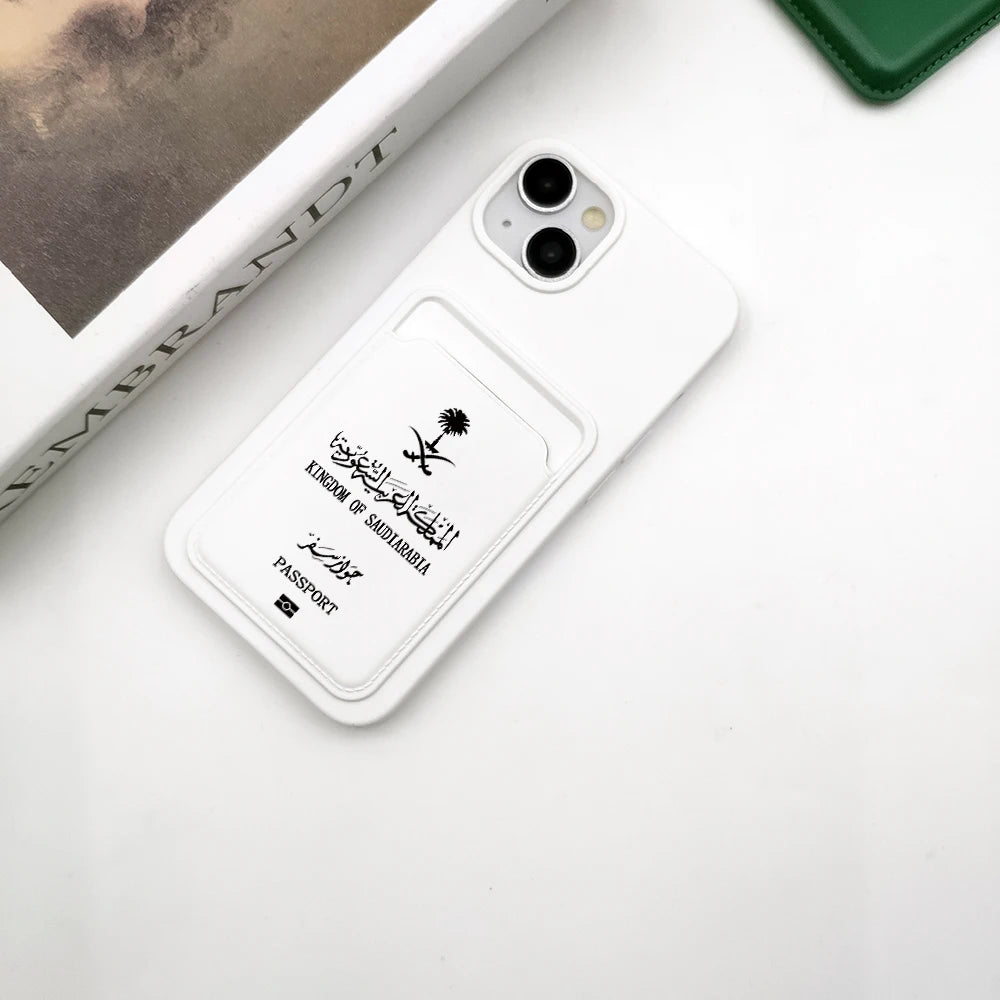 INS Saudi Arabia Passport  Wallet Card Phone Case