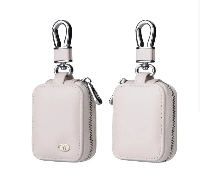 Anti Lost PU Leather Cover Shockproof Portable Protective Case Storage Bag