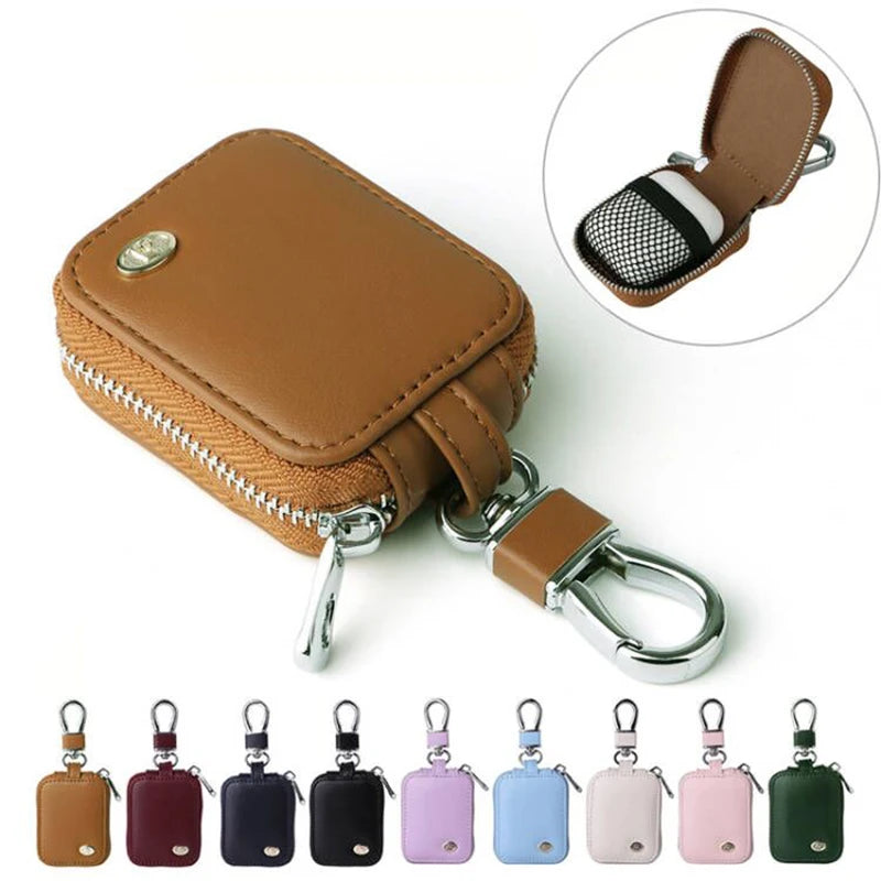 Anti Lost PU Leather Cover Shockproof Portable Protective Case Storage Bag
