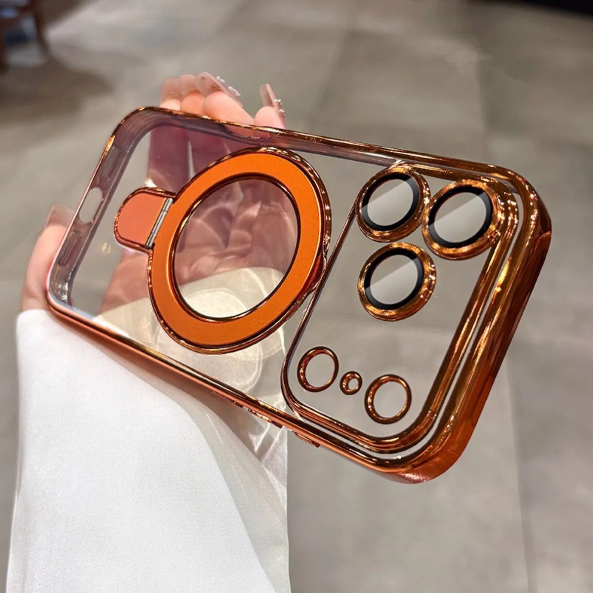 For Magsafe Magnetic Bracket Phone Case