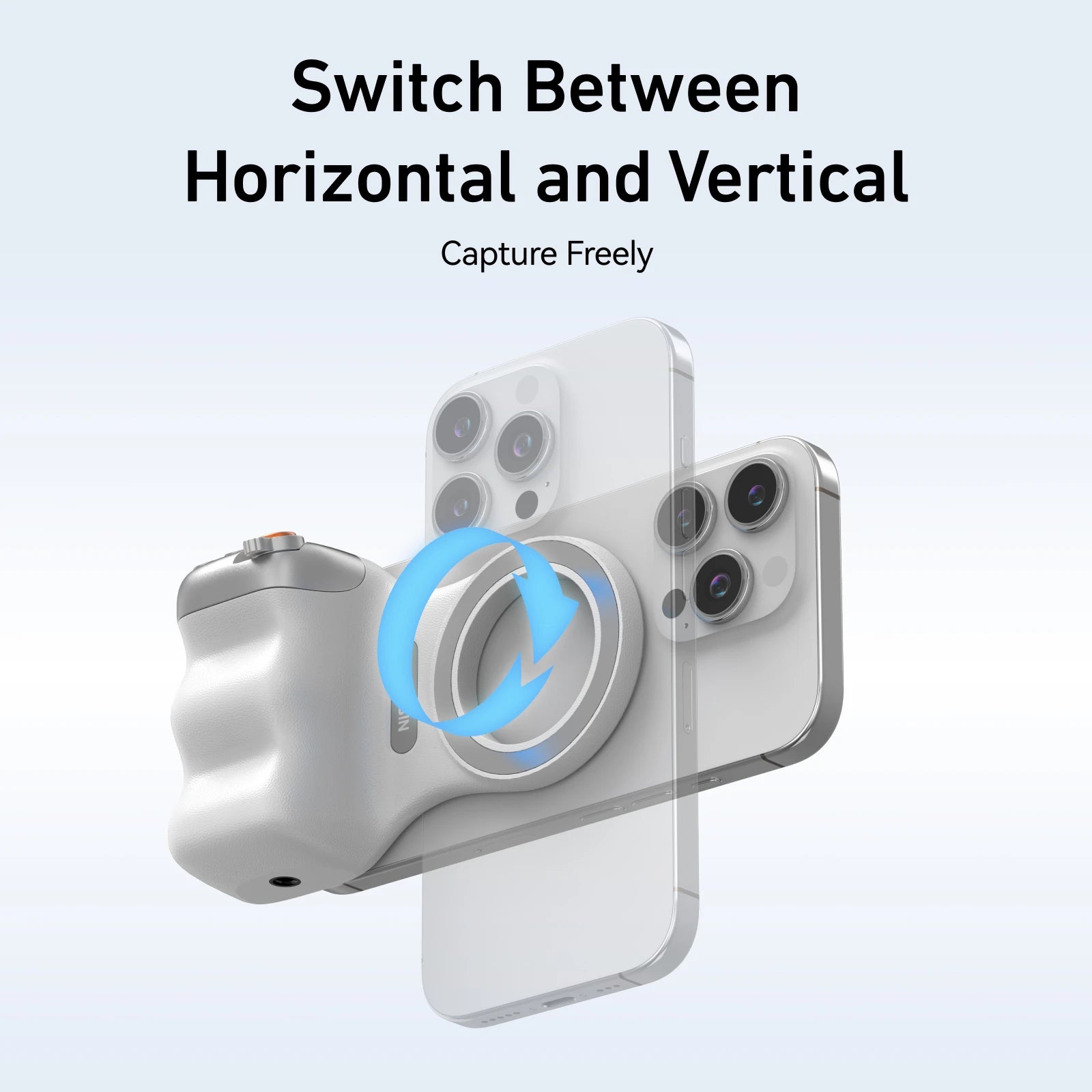 TELESIN Magnetic Phone Camera Shoot Hand Grip Phone Holder