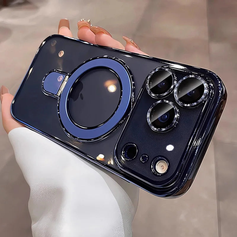 For Magsafe Magnetic Bracket Phone Case